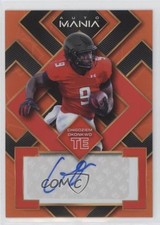 2022 Wild Card Mania Square Orange Rainbow Chigoziem Okonkwo Rookie Auto RC 2b7. rookie card picture