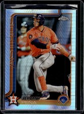 2025 Topps Chrome Jeremy Pena #239 Prism Refractor Houston Astros