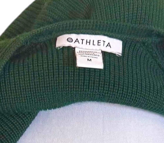 Athleta Switchback Green Pullover V-Neck Pullover… - image 5