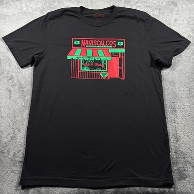 Sebastian Maniscalco 1973 T-Shirt Mens Large Black Cotton Deli & Bakery Graphic