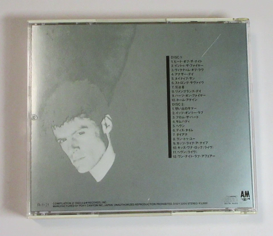 Bryan Adams – Hits On Fire JAPAN 2CD - Image 2 of 4
