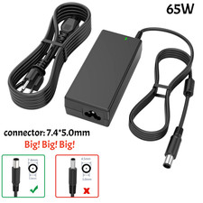 65W AC Adapter for Dell Inspiron 11/14/15/17 series 3135 3443 7420 N3010 7.4 5mm