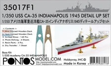 PONF35017 1:350 Pontos Model Detail Up Set - USS Indianapolis CA-35 1945 (ACA