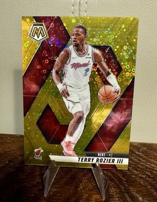 Panini Mosaic 24-25 Terry Rozier III Heat #22 Fast Break Gold Prizm /10  - NEW