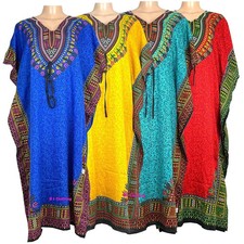 Long Kaftan Dress Hippy Boho Maxi Women Caftan Tunic Dress Plus Size Night Gown