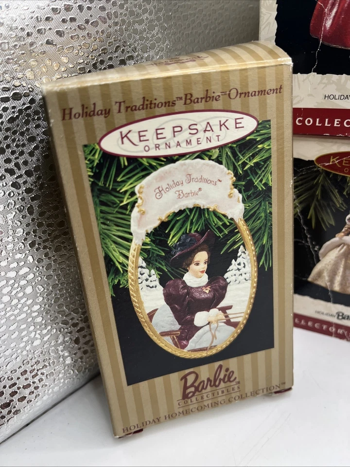 Lot of 11 Hallmark Keepsake Barbie Ornaments Miscellaneous Types & Dates - Image 2 of 4