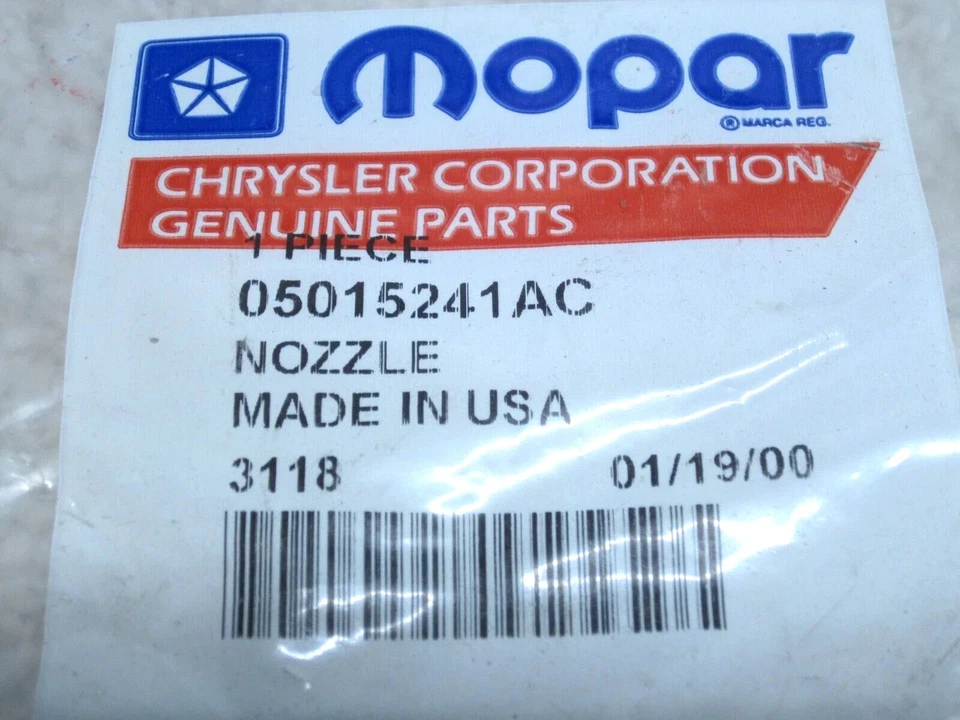 1995-2000 Dodge Stratus nuevo kit de boquilla para lavadora de parabrisas 05015241ac #3c-4 Foto 2 de 2