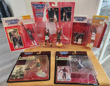 6 Starting Lineup Sports Figures 4 Basketball, 1 Legendary Boxer, 1 Track Runner