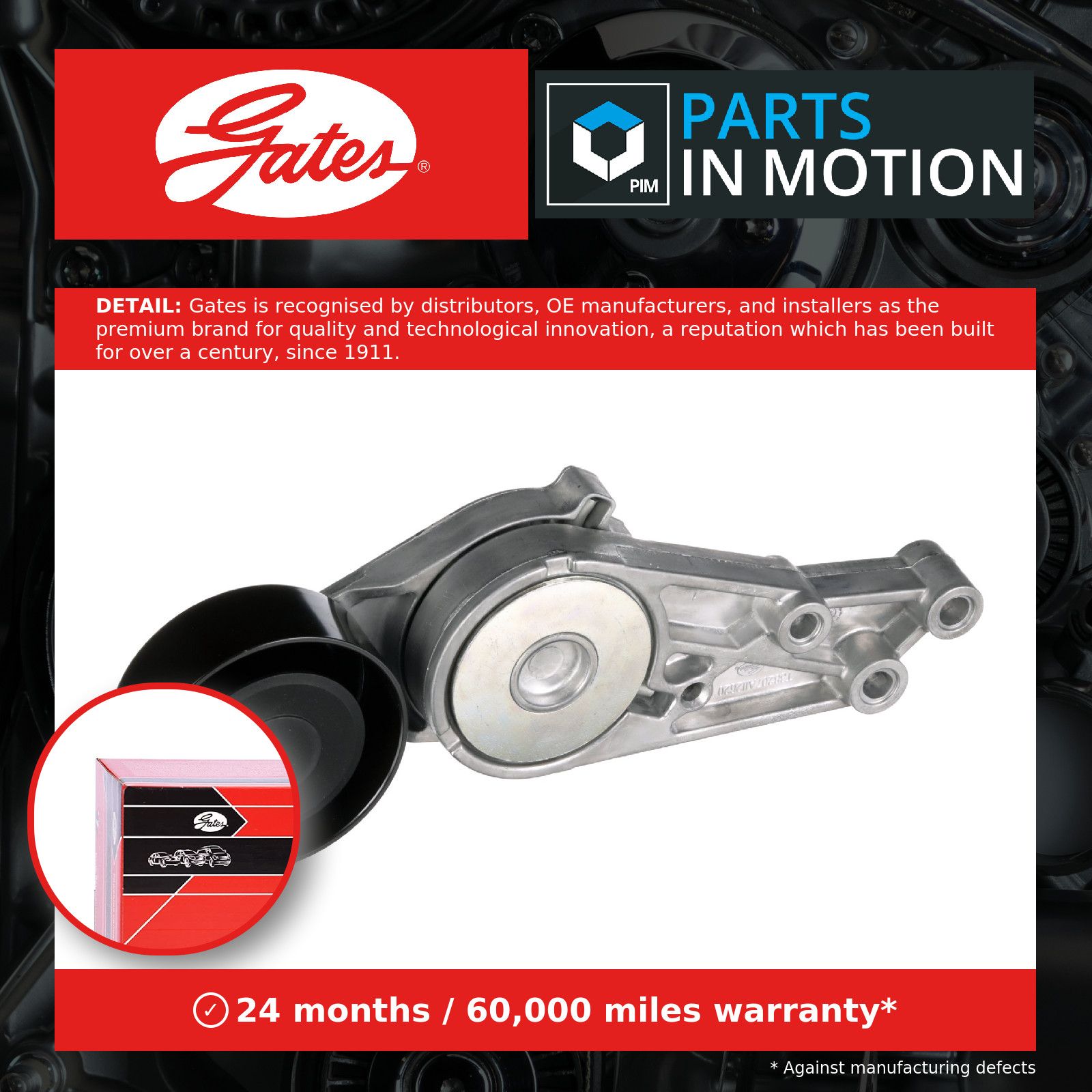 ✅Fits GATES T38207 BELT TENSIONER V-RIBBED BELT ⭐UK Seller⭐ - Image 15