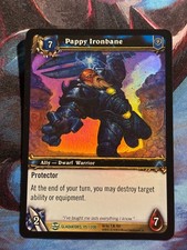 Pappy Ironbane WOWTCG  World Of Warcraft TCG Gladiators Foil #115/208