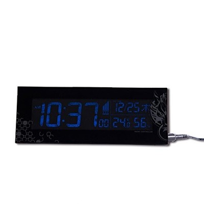 Final Fantasy VII Advent Children digital clock cloudy Wolf