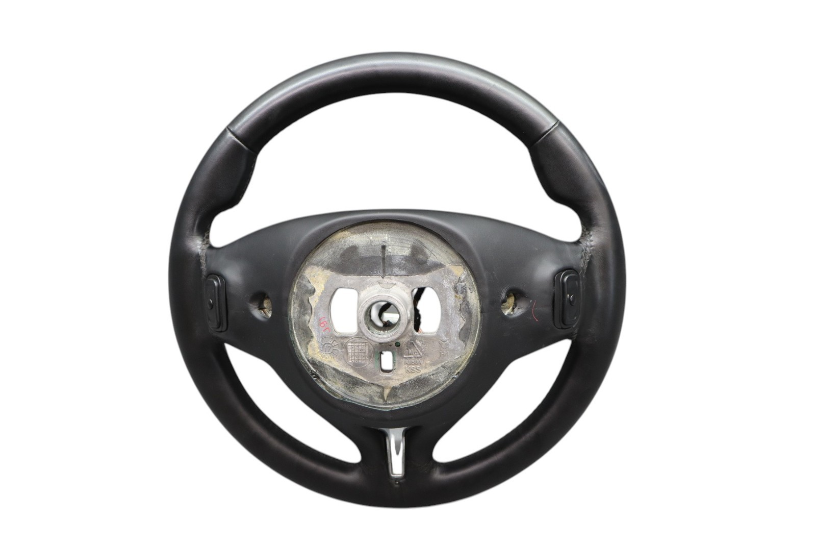14-16 Maserati Ghibli Quattroporte M157 Steering Wheel Leather Black Oem