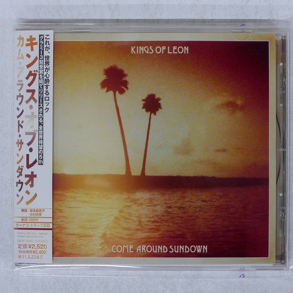 KINGS OF LEON COME AROUND SUNDOWN ソニー SICP2950 Japan 1CD