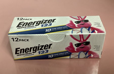 12 pack Energizer 123 Industrial Lithium Batteries EXP 12/2035