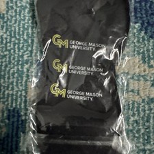 George Mason Patriots Basketball Socks Men’s One Size NCAA Black