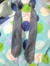 Two Matching boys clip on ties