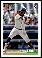 2021 Bowman Heritage Akil Baddoo Rookie Detroit Tigers #47