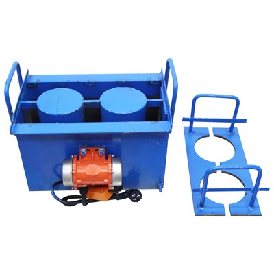 Manual Hollow Soil Brick Making Brick Block Moulding Machine 220V Round Hole