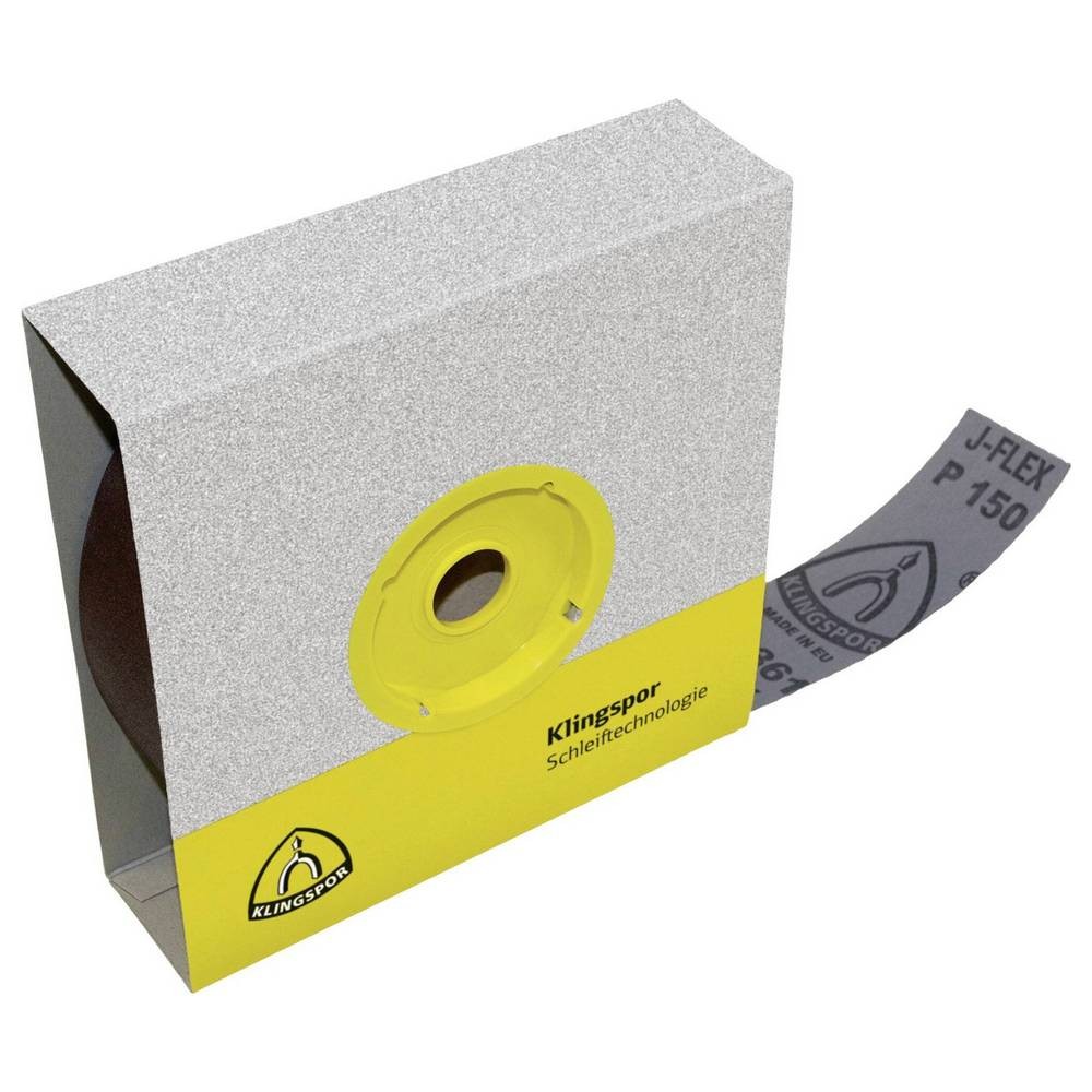 Toile abrasive Klingspor KL 361 JF 120 pour restauration de meubles et structures