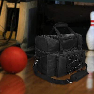 Bowlingtasche für 2 Bälle Bowlingball-Aufbewahrungstasche Bowling-Tragetasche