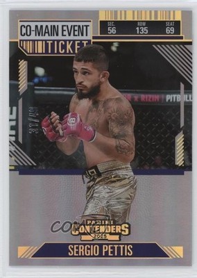 2025 Panini Contenders PFL Co-Main Event Ticket 31/49 Sergio Pettis #55 1d2q