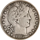 1912-D Barber Half Dollar