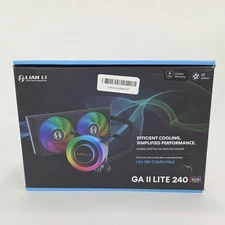 Lian Li Galahad II Lite AIO ARGB Liquid CPU Cooler - 240mm Radiator, GA2L24RB
