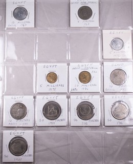 1967 1989 Egypt 5 10 Milliemes 5 10 Piastres Lot of 11