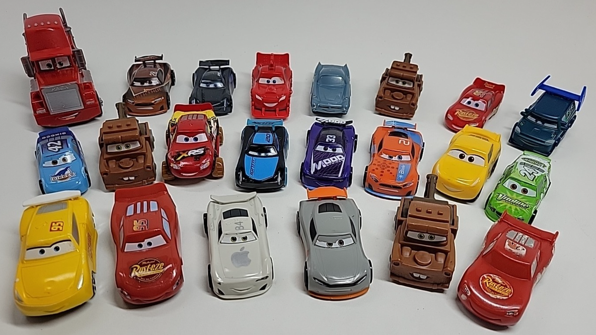Lot Of 22 Disney Pixar Cars The Movie Mixed Characters PVC Plastic