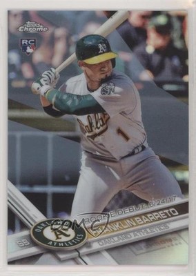 2017 Chrome Update Target Exclusive Refractor Franklin Barreto Rookie RC g9j