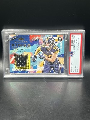 2021 Panini Donruss - All Pro Kings T.J. Watt #PK5 90/299 (MEM) Jersey Numbered