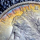 Ag23 💎 1885-O AU++ $1 Morgan Silver Dollar Beautiful Rim Toning