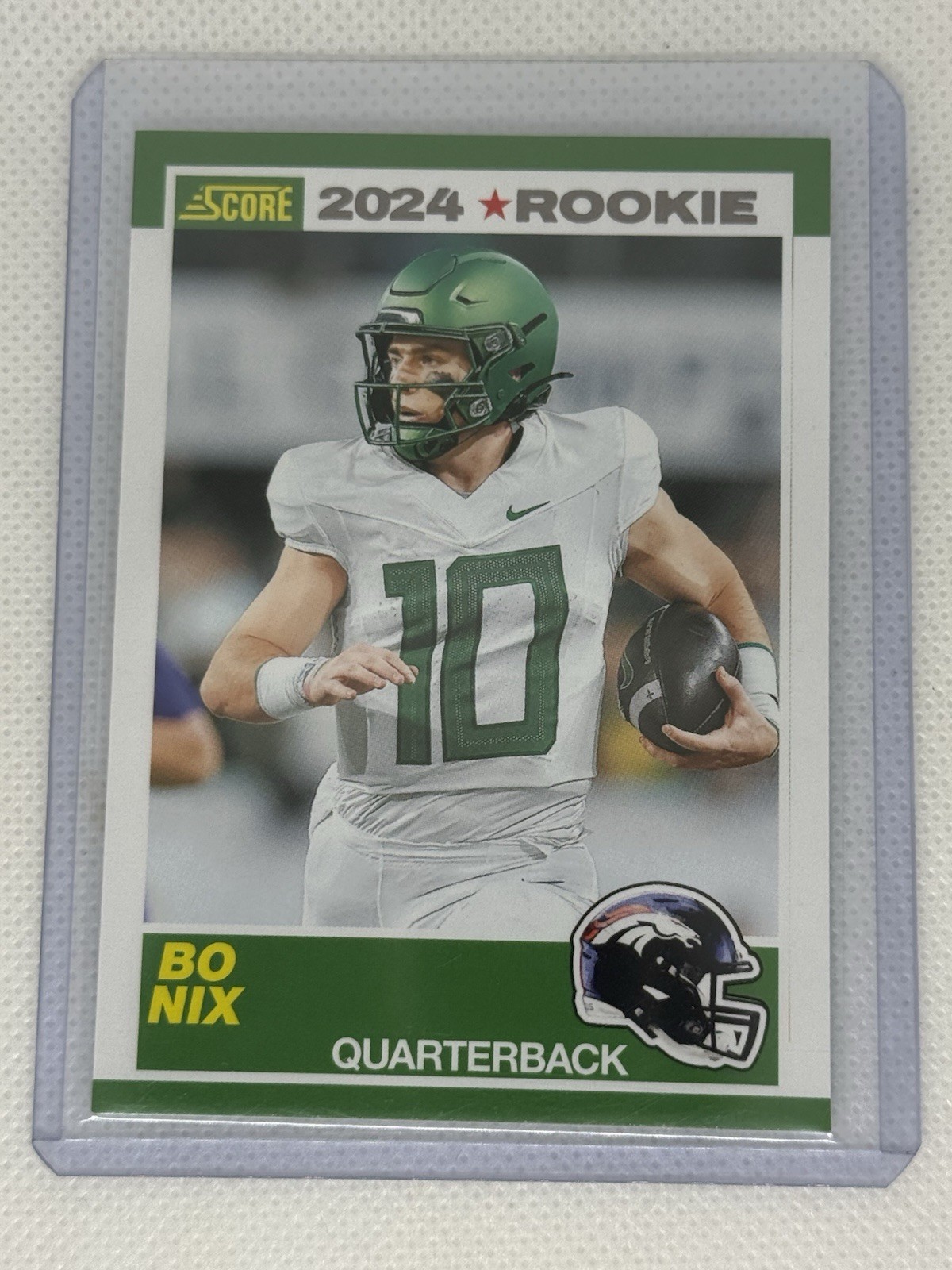 2024 Score - 35th Anniversary Rookie Bo Nix #9 Red (RC)
