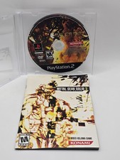 Metal Gear Solid 3 Snake Eater (Sony PlayStation 2, 2004) Disc & Manual Tested