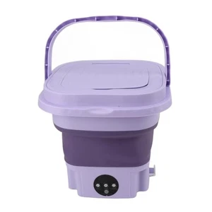 Laveuse Portable, laveuse Pliable de 11 L avec Tuyau de Panier