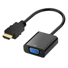 HDMI Male to VGA Female Video Cable Cord Converter Adapter 1080P For Monitor PC
