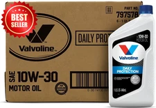 Bulk 6 x 1 QT Conventional Motor Oil 10W-30 Engine Car Truck SUV US