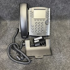 Polycom VVX401 VOIP Desk Phone 2201-48400-001 Business Media IP Telephone REV L
