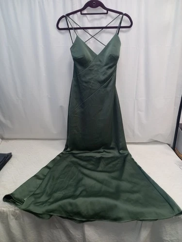 ❤️ Mascara London Green Tie Back Evening Prom Dress Size 10 Read Description Plz