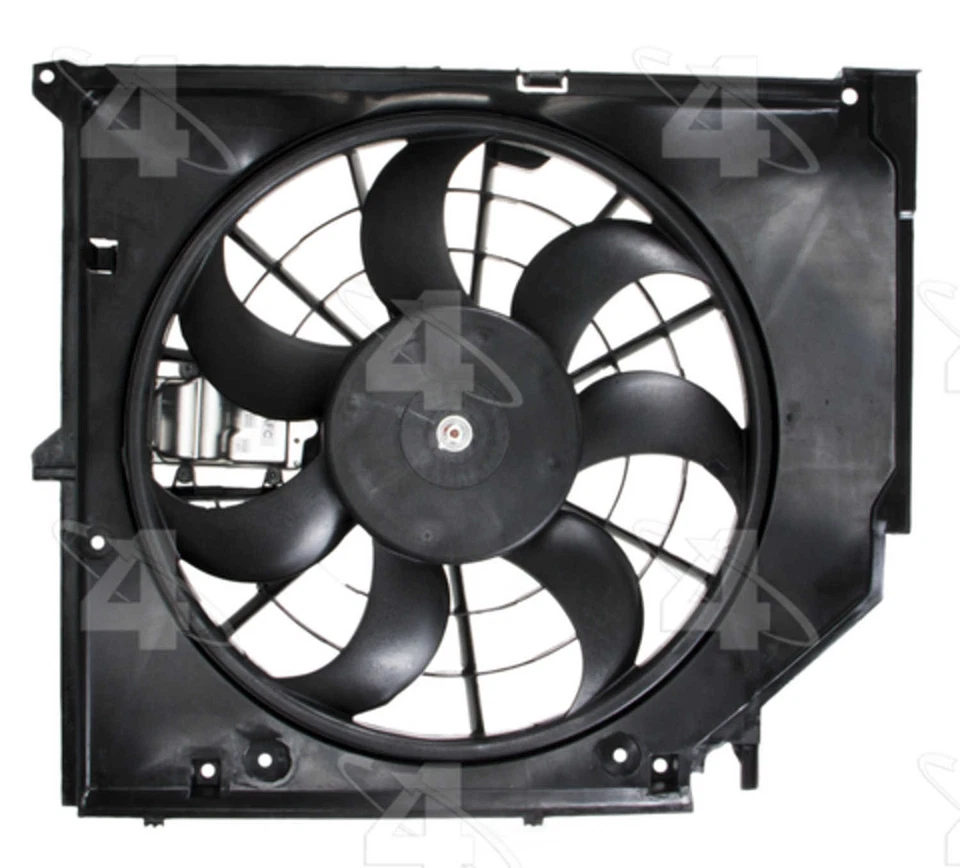 Conjunto de ventilador de refrigeración del motor para BMW 330Ci 325Ci 330i, 330xi 1999-2006 CUATRO MARES Foto 2 de 3