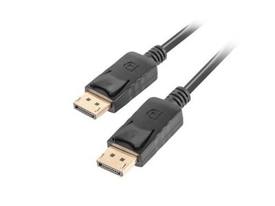 Lanberg DisplayPort-Kabel Stecker/Stecker 3 m 4K v1.2 Schwarz