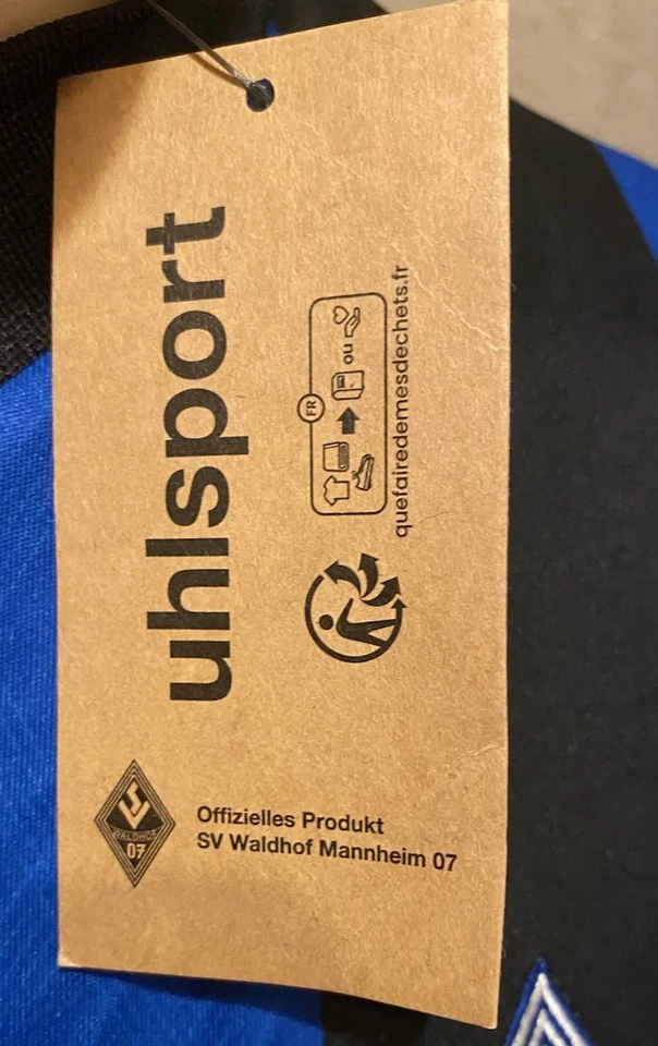 SV Waldhof Mannheim uhlsport Heim Trikot 2023/24 "www.crazybuzzer.de" Gr.M Neu - Bild 4 von 4