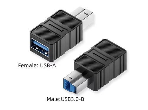 USB B 3.0 to USB A 3.0. Extension Adapter 5Gbps | Male to Female - Picture 3 of 6