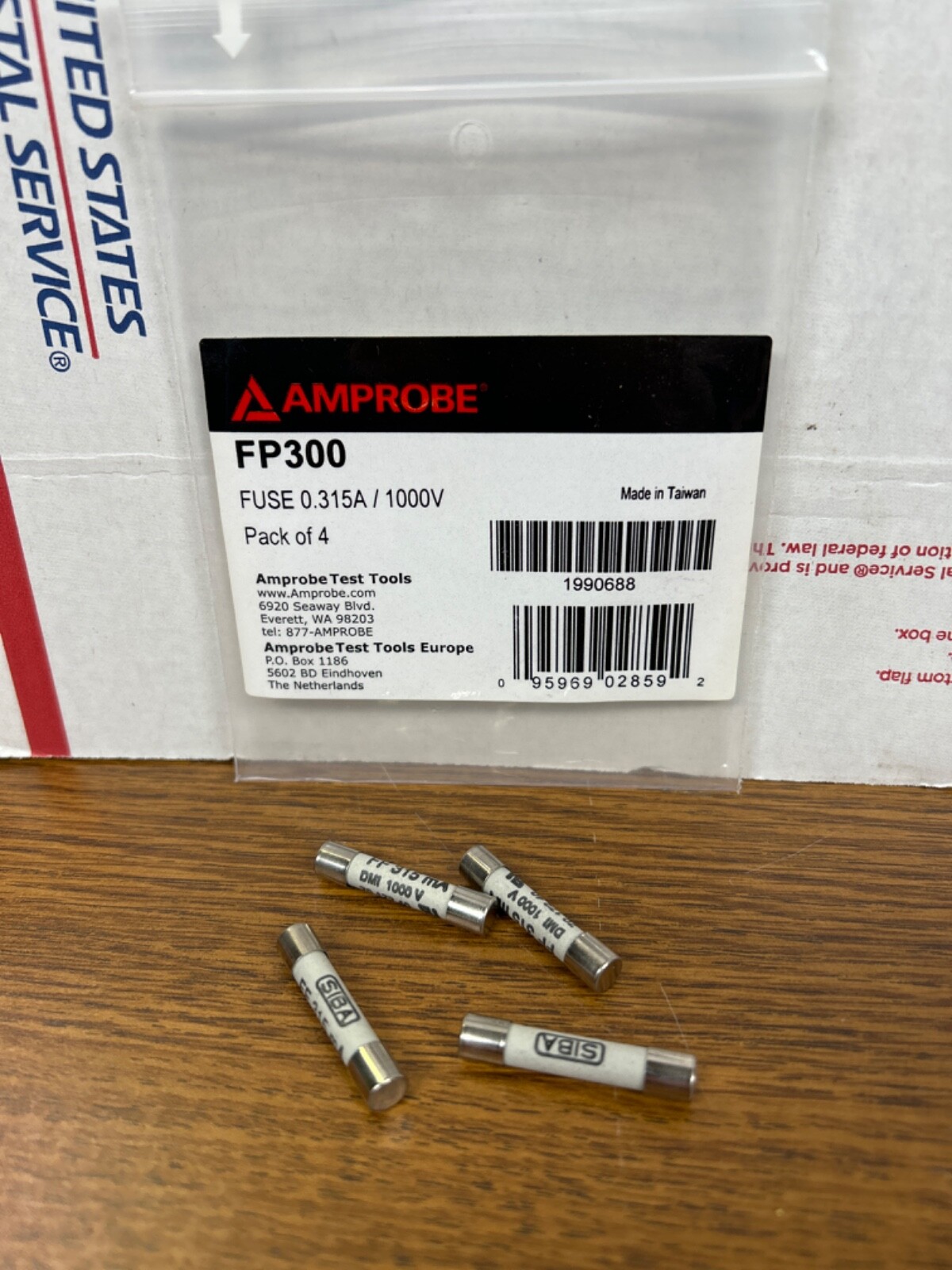Fp300 Fuse 8 pack AMPROBE FP300 FUSE Pack 0.315A 1000V. New NOW 8 BLOW OUT ...
