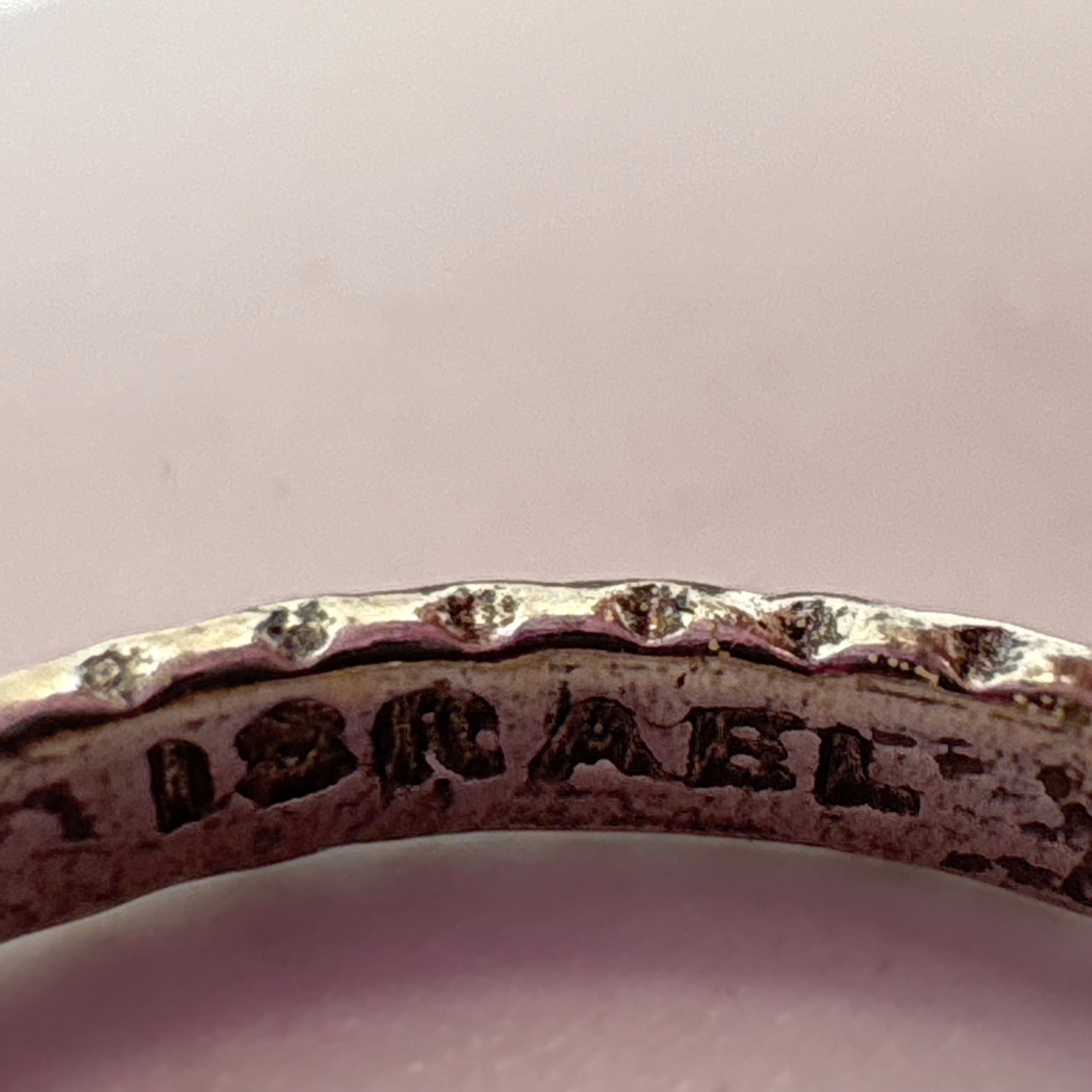 VTG Solid Sterling Silver 925 Illusion Stone Bead… - image 6