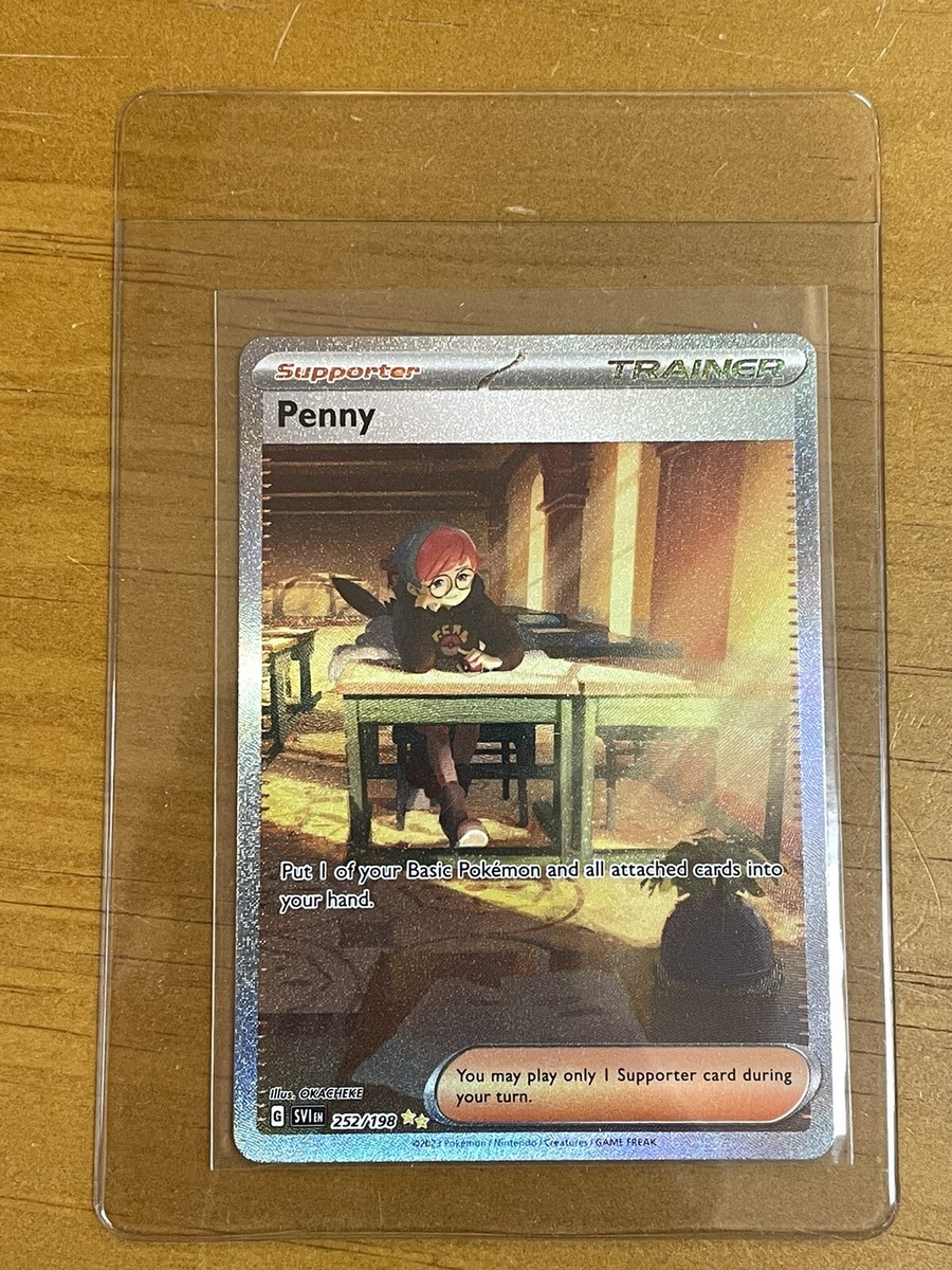 2023 Pokemon TCG Scarlet & Violet Full Art Penny Supporter