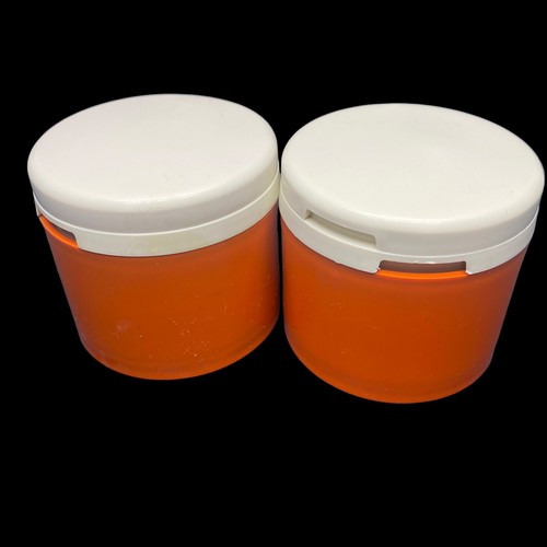 Lote de 11 contenedores agitadores de especias de tupperware apilables vintage tapas de color cosecha - Imagen 11 de 12