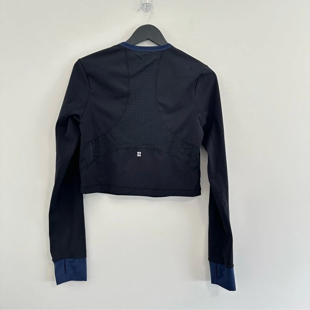 sweaty-betty power half-zip workout long sleeve multi shirt