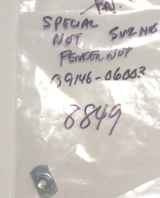 Suzuki NOS 6x1.0 Threads Fender Nut 09146-06003 (8849) | eBay