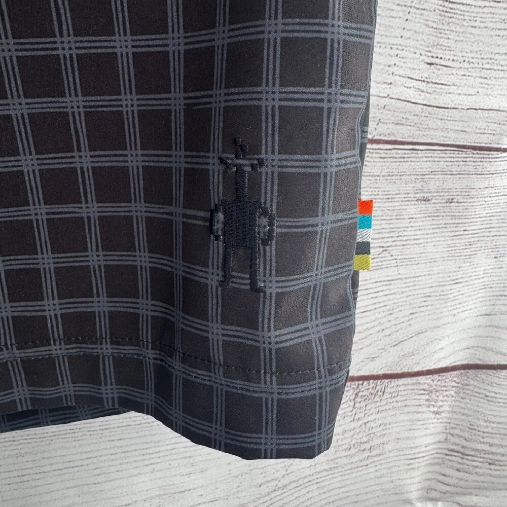 smartwool golf plaid drawstring athletic marino wool blend shorts